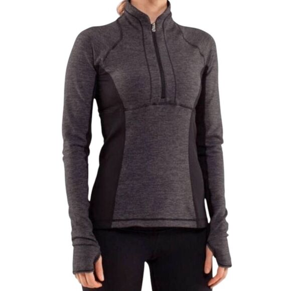 LULULEMON ATHLETICA Switch Back 'Reversible' 1/2 Zip Jacket Size 4 - Picture 2 of 5